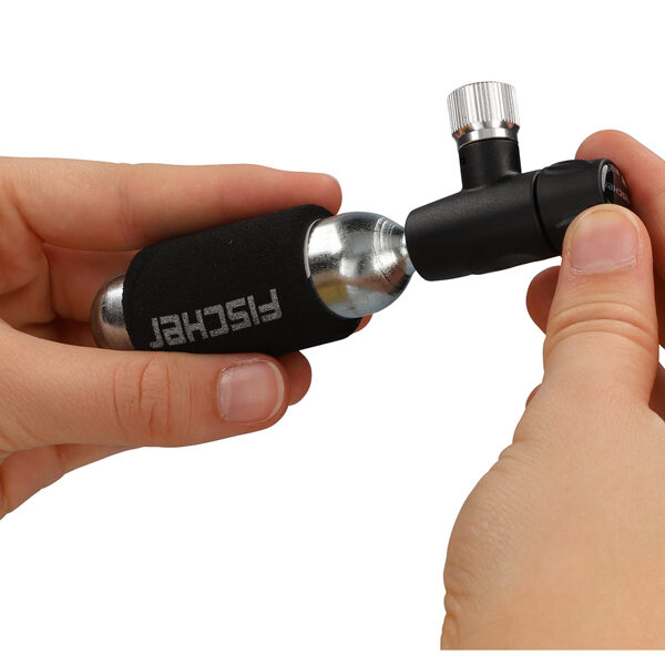 FISCHER fietspomp met CO2 patroon