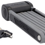 Opvouwbaar fietskettingslot met beschermsleuf, lengte 1,1 m