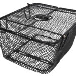 FISCHER fietsmand voor bagagedrager PLUS Safe, zwart