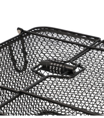 FISCHER fietsmand voor bagagedrager PLUS Safe, zwart