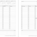 CHRONOPLAN Agenda 'Black & White' 2026, A5, zwart