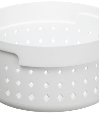 NHG opbergmand SEOUL ROUND ORGANIZER S, PP, wit