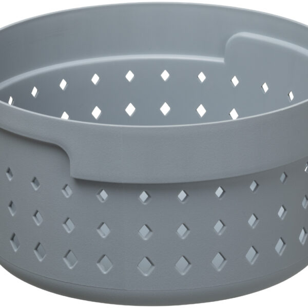 NHG Opbergmand Seoul Round Organizer S, PP, grijs
