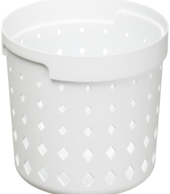 NHG opbergmand Seoul Round Organizer M, PP, wit