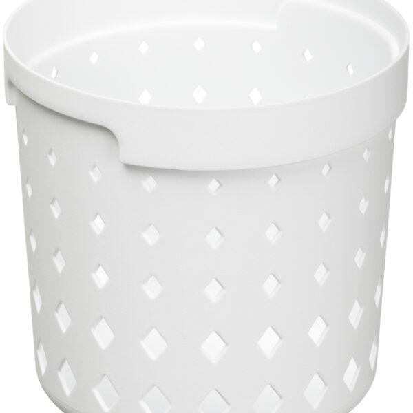 NHG opbergmand Seoul Round Organizer M, PP, wit