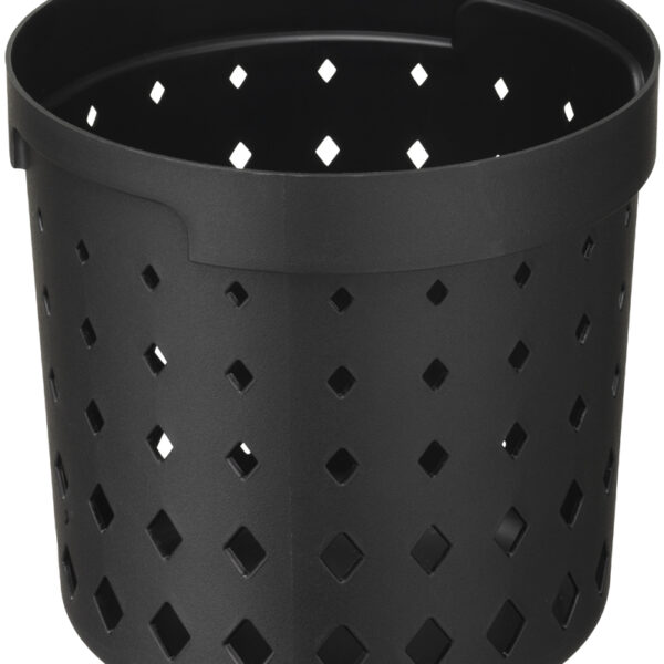 NHG opbergmand Seoul Round Organizer M, PP, zwart