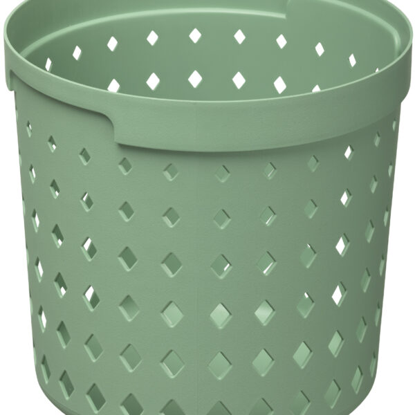 NHG Opbergmand SEOUL ROUND ORGANIZER L, PP, groen