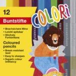 EBERHARD FABER Driekantige kleurpotloden COLORI DUO, etui met 12 stuks