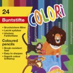 EBERHARD FABER Driehoekige kleurpotloden COLORI DUO, etui 24 stuks