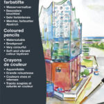 EBERHARD FABER Aquarelpotloden Artist Color, 12 stuks in metalen etui