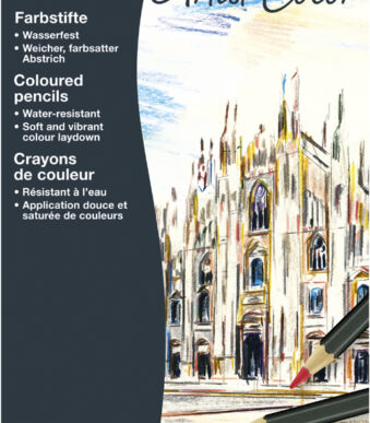 EBERHARD FABER Zeskantige kleurpotloden Artist Color, etui 12 stuks