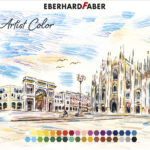 EBERHARD FABER Zeskantige kleurpotloden Artist Color, etui met 36 stuks