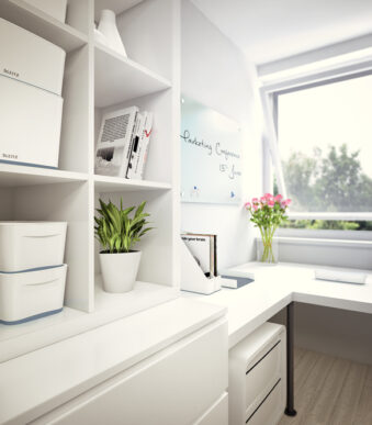 LEITZ Opbergbox My Box, 18 liter, wit/grijs