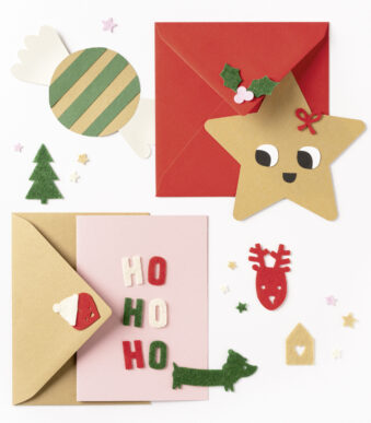 folia Vilten strooiversiering 'Winter', 170 stuks