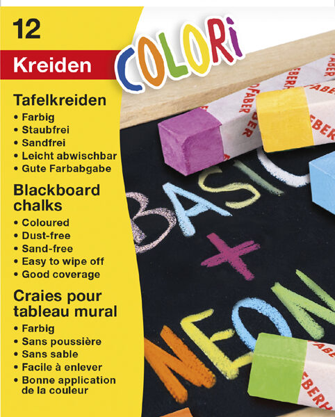 EBERHARD FABER Schoolbordkrijt COLORI BASIC + NEON