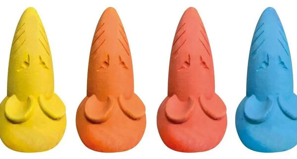 EBERHARD FABER Stoepkrijt Muis, 6 stuks in kartonnen etui