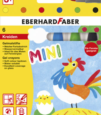 EBERHARD FABER Gelstiften Basic, etui met 6 stuks