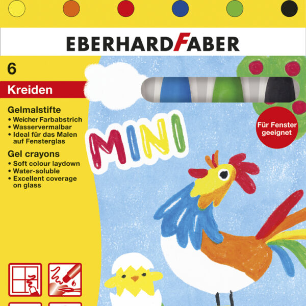 EBERHARD FABER Gelstiften Basic, etui met 6 stuks