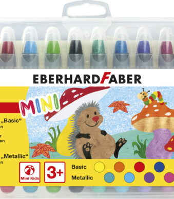 EBERHARD FABER Gelstiften Basic & Metallic, etui van 12 stuks