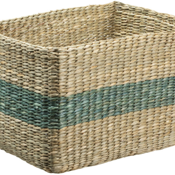 NHG Opbergmand VESTER M, vierkant, van zeegras