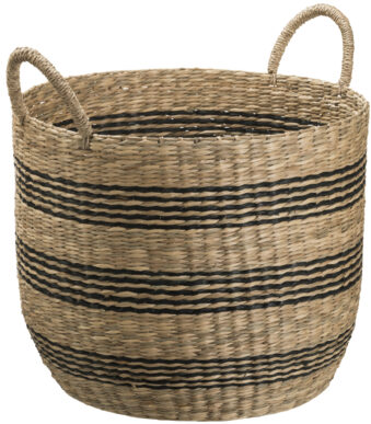 NHG Opbergmand VITA L, van zeegras, rond