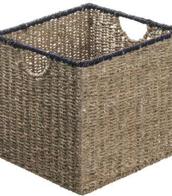 NHG Opbergmand CARL, van zeegras, vierkant