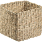 Rieten opbergmandje STIG S, rechthoekig
