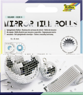 folia Spiegeltegel-rol 'Mirror Tile Rolls', maat: S