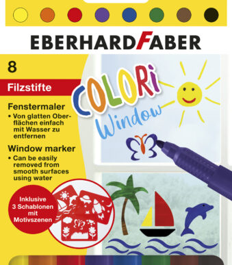 EBERHARD FABER Raamstiften, etui met 8 stuks en sjablonen