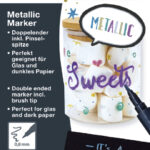 EBERHARD FABER Metallic pigmentstiften duo, etui 6 stuks