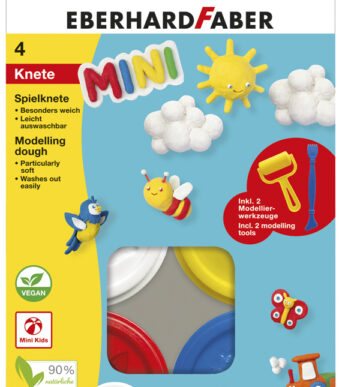 EBERHARD FABER Boetseerklei Set Mini Kids, Basiskleuren