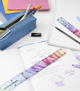 EBERHARD FABER Slordige etui, spijkerbroekblauw