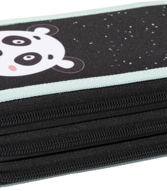 EBERHARD FABER Panda Triple Decker etui voor scholieren, 36-delig