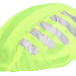 FISCHER regenhoes voor fietshelmen, neongeel