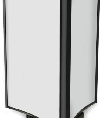 deflecto Tafelstandaard, draaibaar, 3-zijdig, DIN lang