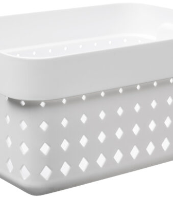 NHG opbergmand SEOUL BASKET S, polypropyleen, wit
