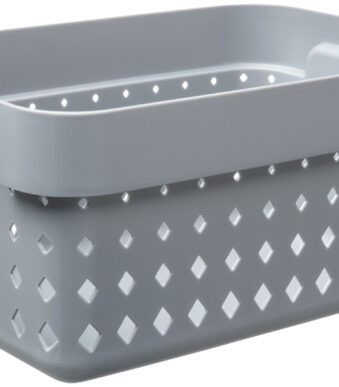 NHG Opbergmand SEOUL BASKET S, PP, grijs