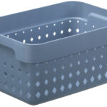 NHG opbergmand SEOUL BASKET S, PP, blauw