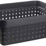 Opbergmand Seoul Basket M, zwart