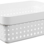 NHG opbergmand SEOUL BASKET M, polypropyleen, wit