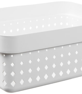 NHG opbergmand SEOUL BASKET M, polypropyleen, wit