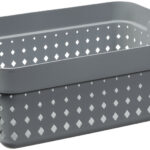 NHG opbergmand SEOUL BASKET M, grijs