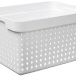 NHG Opbergmand SEOUL BASKET L, PP, wit