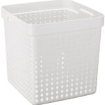 NHG opbergmand SEOUL BASKET XL, PP, wit