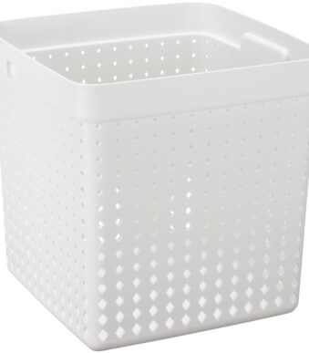 NHG opbergmand SEOUL BASKET XL, PP, wit