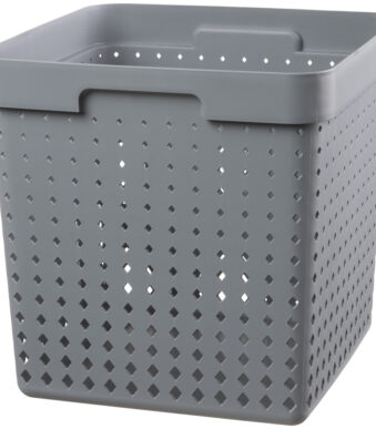 NHG Opbergmand SEOUL BASKET XL, PP, grijs