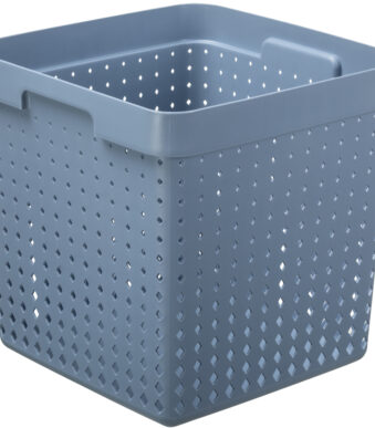 NHG opbergmand SEOUL BASKET XL, PP, blauw