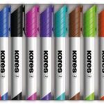 Kores whiteboardmarkers K MARKER XW1, ronde punt, etui van 6 stuks