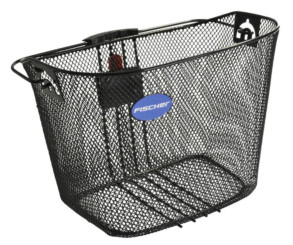 FISCHER fietsmand voor stuur met snelbevestiging, zwart FISCHER fietsmand voor stuur met snelbevestiging, zwart