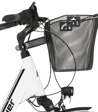 FISCHER fietsmand voor stuur met snelbevestiging, zwart